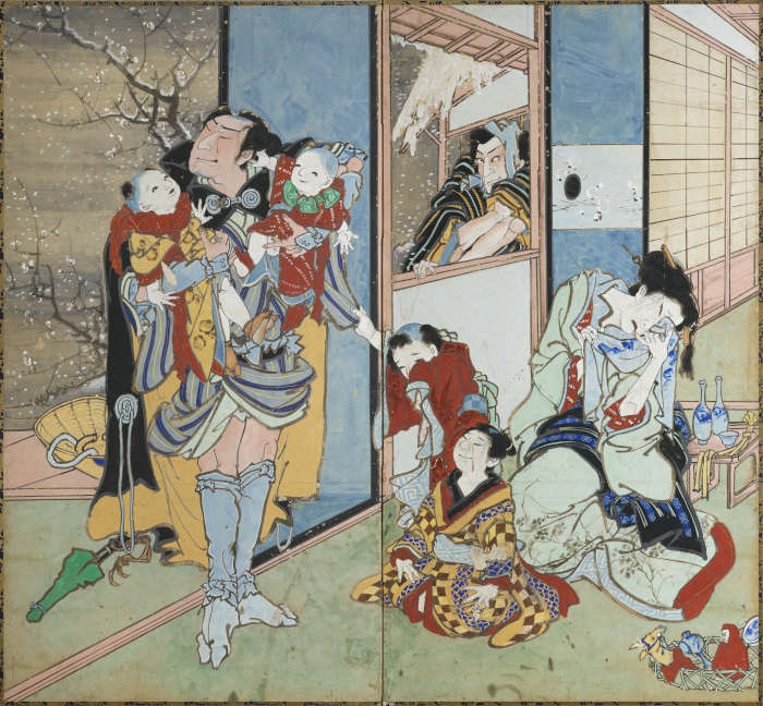 東山桜荘子 佐倉宗吾子別れ