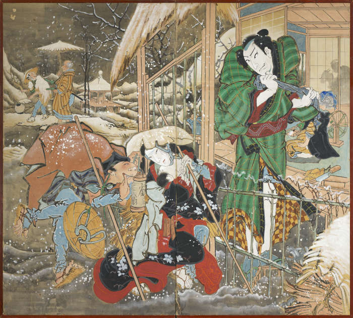 伊賀越道中双六 岡崎