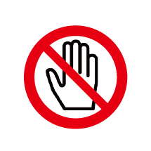 芝居絵屏風にお手を触れぬようお気をつけください